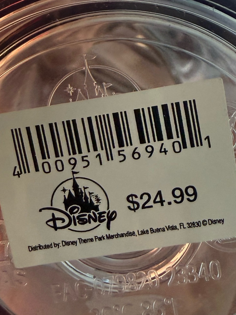 Orange Bird Disney Clear Tumbler with Orange Lid - Picture 4 of 4